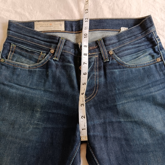 Imogene + Willie Selvage Denim Jeans Button Fly Slim Straight Fit Made In USA 26 - Picture 12 of 14